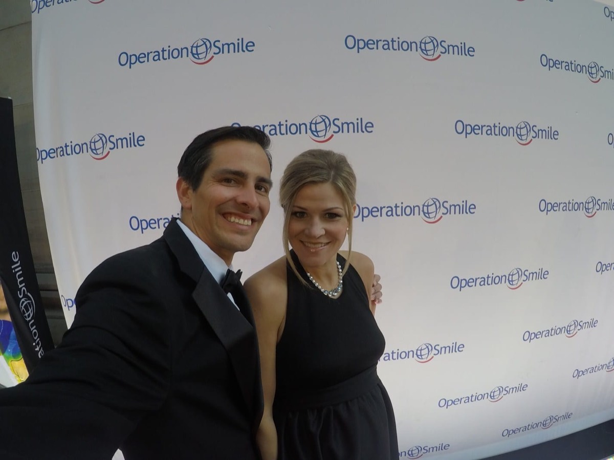 Ken Lear at an Operation Smile event