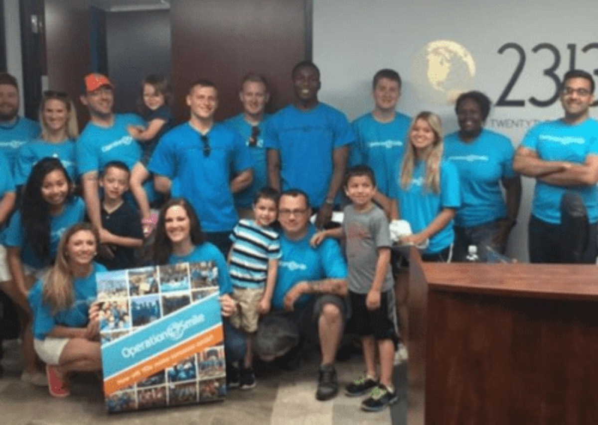 Ken Lear and his team giving back