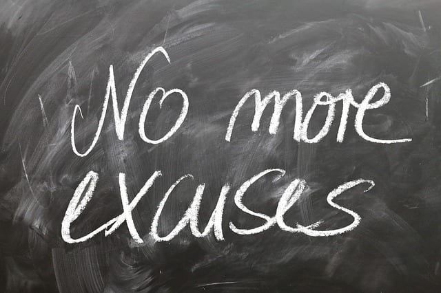 3 Common Excuses to Drop from Your Vocabulary
